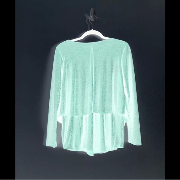 Soft Surroundings large burgundy sparkle top looks great on - Picture 4 of 4